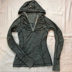 Lululemon Run Resolution 1/4 Zip Hoodie Size 4